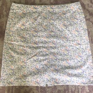 J Jill Floral Skirt